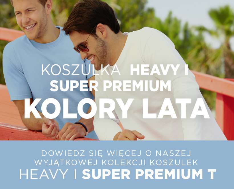 Koszulki Heavy i Super Premium Fruit of the Loom